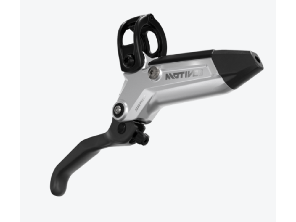 Disc Brake Motive Ultimate - Clear Ano, Bearing Carbon Lever,Tool Free Reach, Bleeding Edge, Front, 950mm Hose (includes MMX Clamp, Rotor/Bracket sold separately) A1