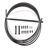 SRAM Stainless Steel Shift Cable and Housing Kit - Road/MTB, 4mm, Reinforced Linear Strand, Black