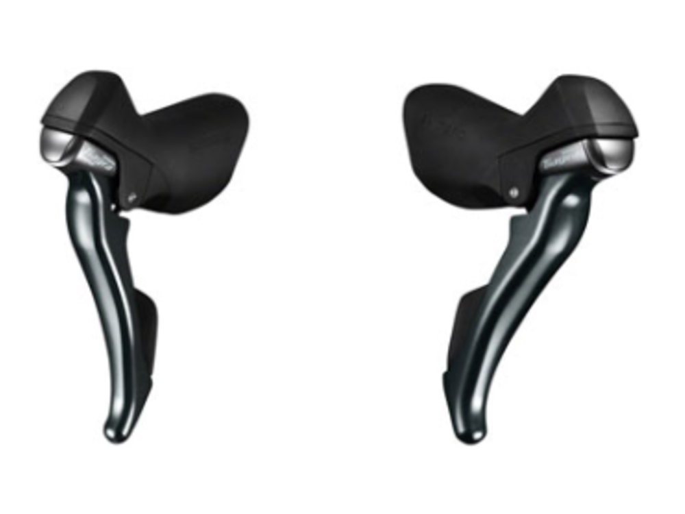 Shimano Shimano Tiagra ST-4703 3x 10-Speed Shift/Brake Lever Set - Dual Control, Black