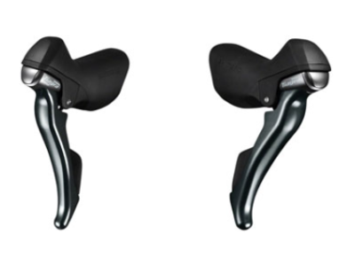 Shimano Shimano Tiagra ST-4703 3x 10-Speed Shift/Brake Lever Set - Dual Control, Black