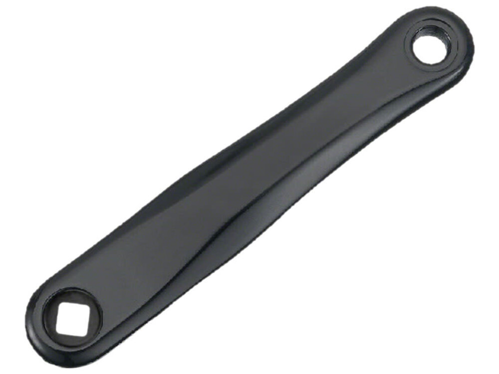 SAMOX Samox SAC08 Left Crank Arm - 170mm, JIS Diamond Taper Spindle Interface, Forged Aluminum, Spindle Bolt Sold Separate, Black