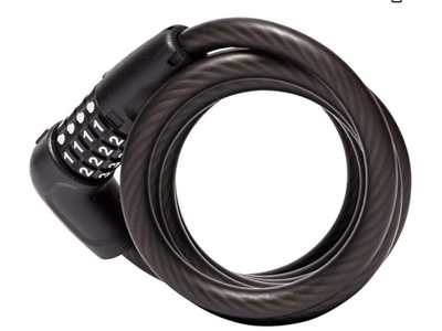 Abus Abus, Numero 5510C, Cable with 4 digit combination lock, 10mm x 180cm (12mm x 5.9')