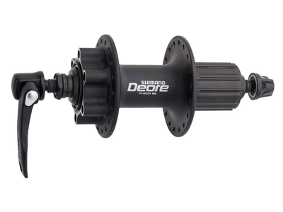 Shimano Shimano Deore FH-M525A Rear Hub - QR x 135mm, 6-Bolt, HG10, Black, 36H *OE Packaging*