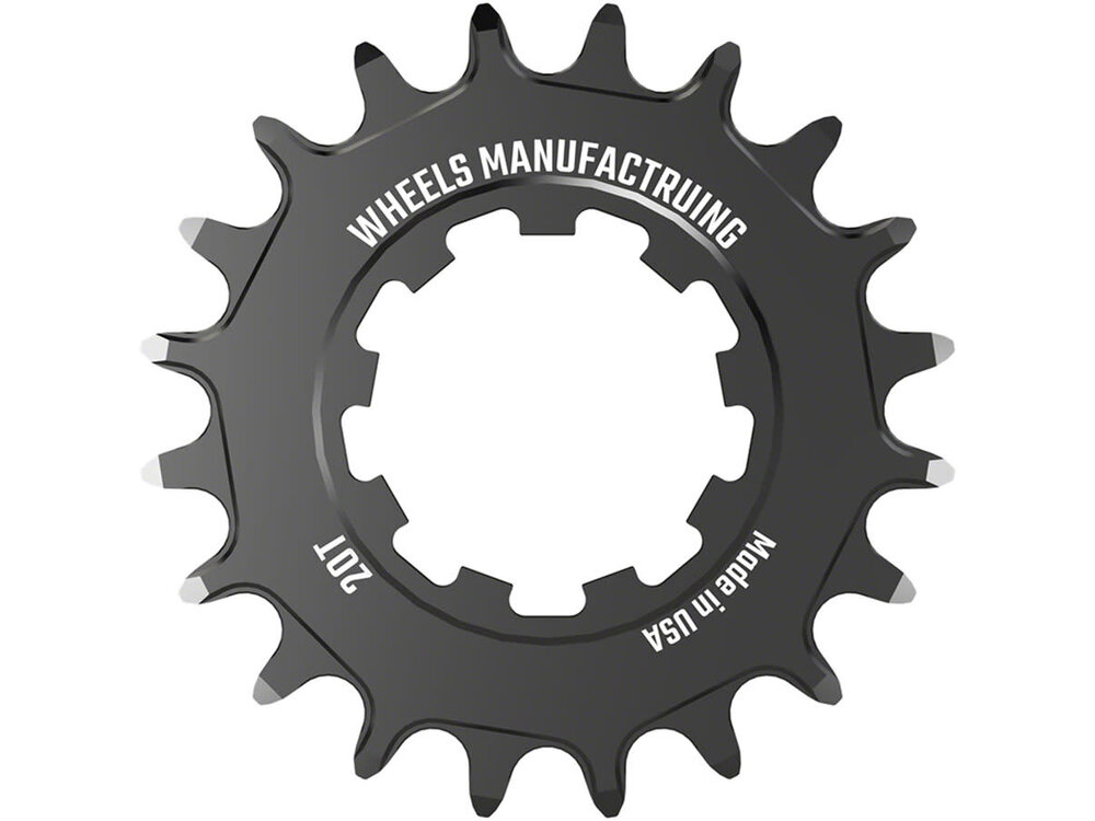 Wheels Manufacturing Wheels Manufacturing SOLO-SPEED Cog - 20t, Fits SOLO-SPLINE and SOLO-XD kits, Black