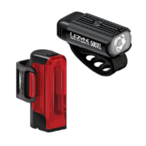 Lezyne Lezyne Hecto Drive 500XL / Strip Drive 300+ Pair Light Set