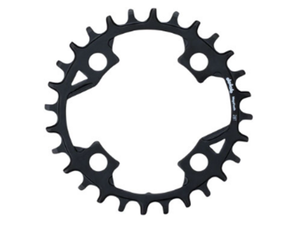 Full Speed Ahead Full Speed Ahead Gamma Pro Mega Tooth Chainring - 28t, 82 BCD, Aluminum, 1 x 11, Black
