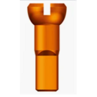 14 Gauge Aluminum Polyax - 14mm Orange