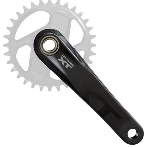 Shimano Shimano Deore XT FC-M8200 Crankset - 165mm, 1x, Direct Mount, Hollowtech II Hollow-Forged Crankarms, Black