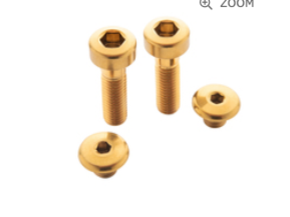 Terske Terske Bolt Kit, Brake Lever, Shimano A, Gold