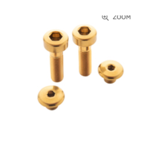 Terske Terske Bolt Kit, Brake Lever, Shimano A, Gold