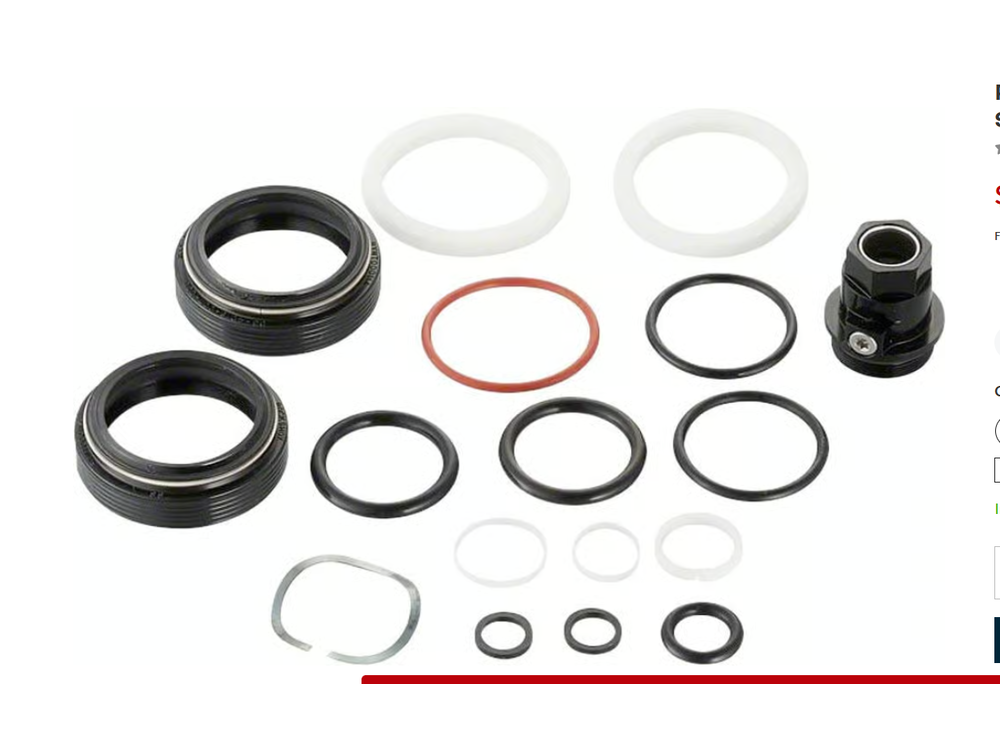 RockShox RockShox Fork Service Kit - 200 Hour/1 Year, Lyrik/Pike 29+ Solo Air A1