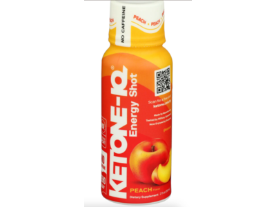 KETONE-IQ 2 oz Ketone-IQ No Caffeine Shot - Peach