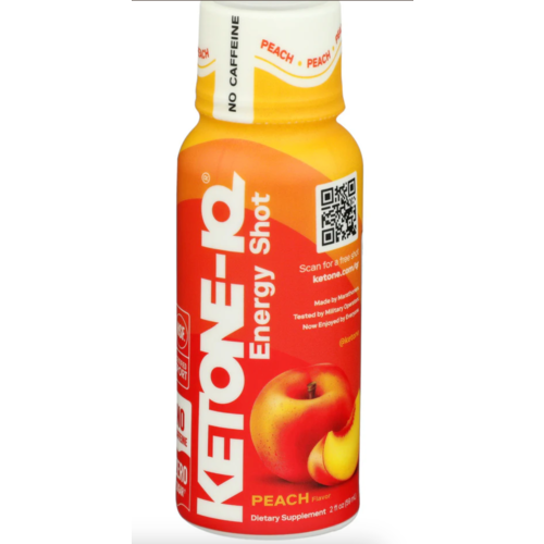 KETONE-IQ 2 oz Ketone-IQ No Caffeine Shot - Peach
