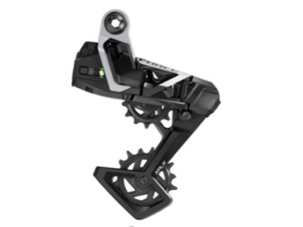 Sram SRAM Force XPLR AXS Rear Derailleur - For Force XPLR 1x, 13-Speed, 46t Max, UDH Hangerless, (Battery Not Included), Black/Silver, E1