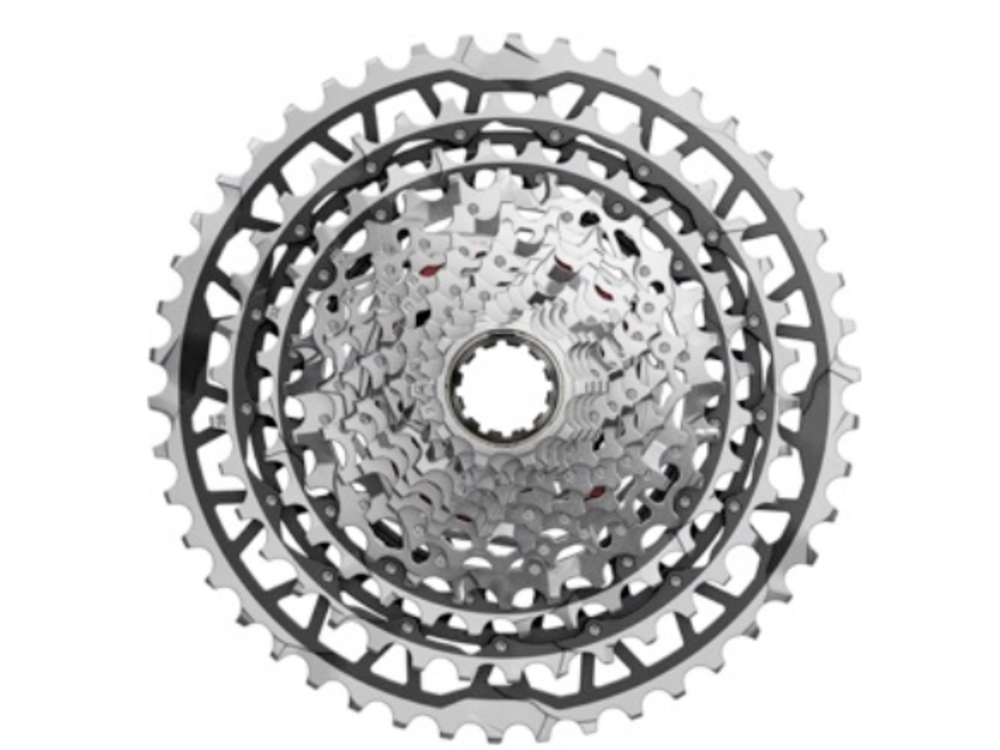 Sram SRAM Force XPLR XG-1371 Cassette - 13-Speed, 10-46t, For XDR Driver, Silver, E1