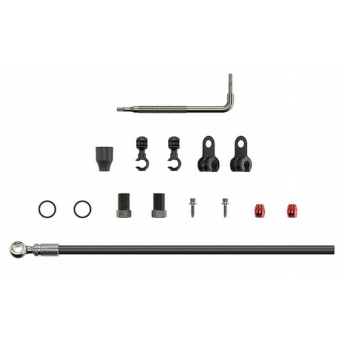 Sram SRAM Disc Brake Hose Kit - Silver Banjo, 2000mm