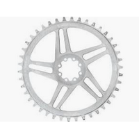Wolf Tooth Components 8-Bolt Road/Gravel Chainring (Flat Top), 42T, Silver