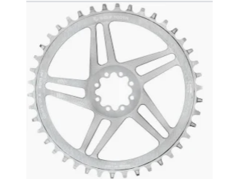 Direct Mount Chainring SRAM 8-Bolt Gravel/Road Silver Drop B