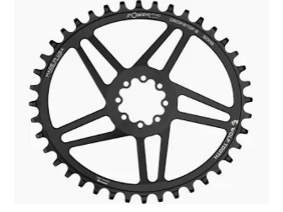 Wolf Tooth Components Wolf Tooth Components Ellipticall 8-Bolt Chainring (Flat Top), 42T, Black