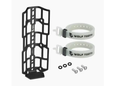 Wolf Tooth Components Wolf Tooth Components Morse Cargo Cage With 2 Straps, Black