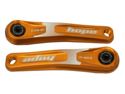 Hope Hope Ebike Crank Arm Set - 165mm, ISIS, Standard Offset, Orange