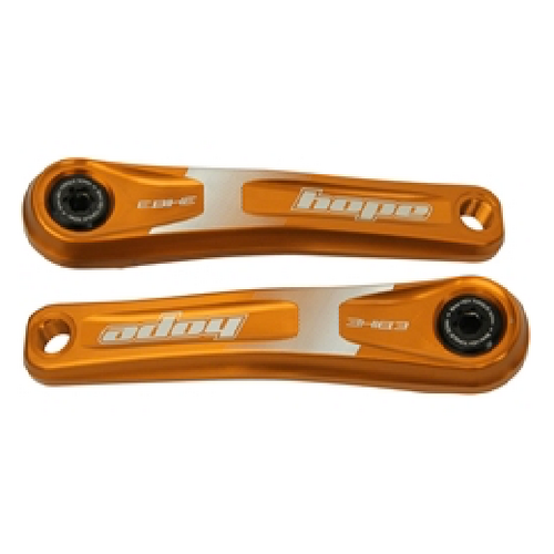 Hope Hope Ebike Crank Arm Set - 165mm, ISIS, Standard Offset, Orange
