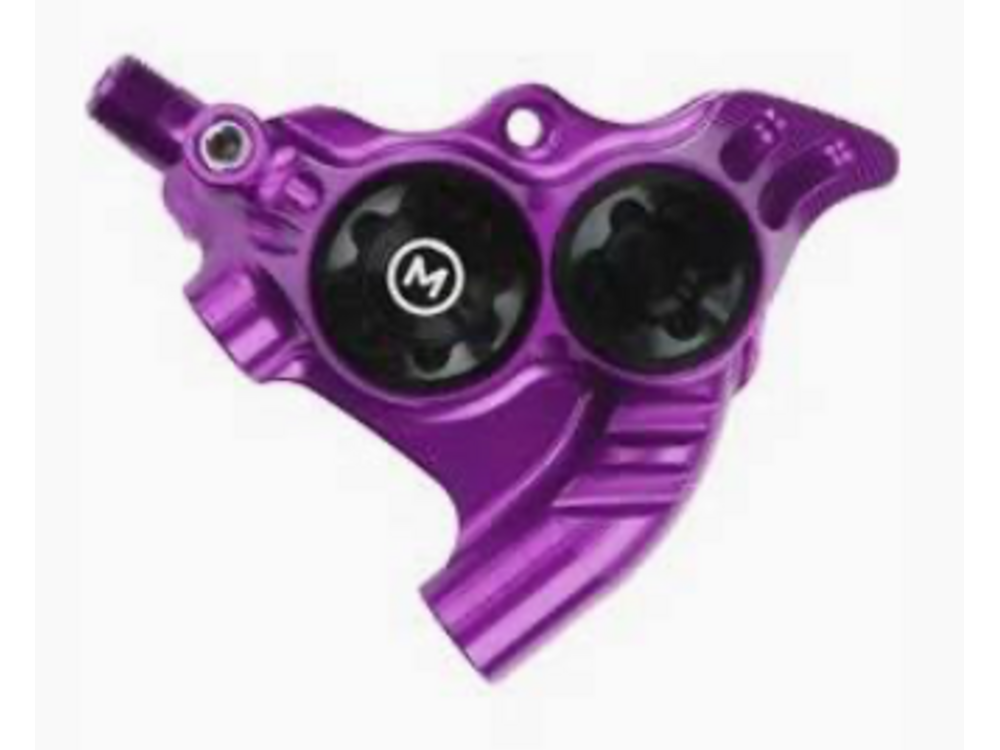 Hope Hope RX4+ Disc Brake Caliper - Flat Mount Front, +20mm, DOT Type, Purple