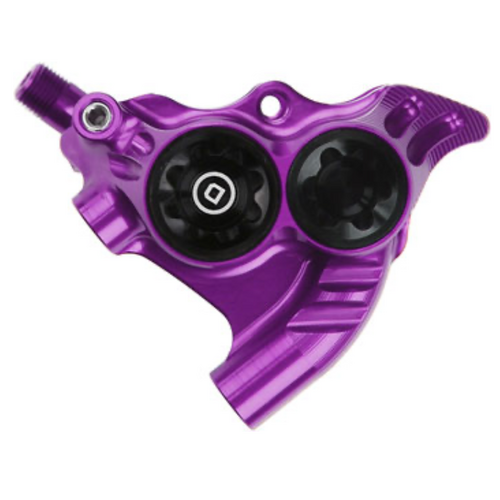 Hope Hope RX4+ Disc Brake Caliper - Flat Mount Rear, +20mm, DOT Type, Purple