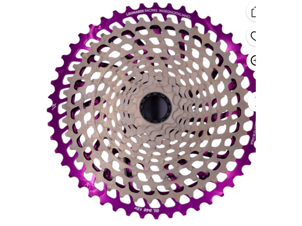 Leonardi Leonardi General Lee 12sp Cassette, 9-48t - Black/Purple NLA