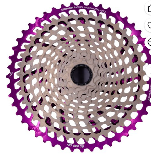 Leonardi Leonardi General Lee 12sp Cassette, 9-48t - Black/Purple NLA
