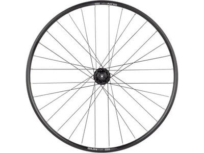 Quality Wheels Quality Wheels Value Double Wall Series Disc Front Wheel - 27.5", QR x 100mm, 6-Bolt/Rim, Black, 32H