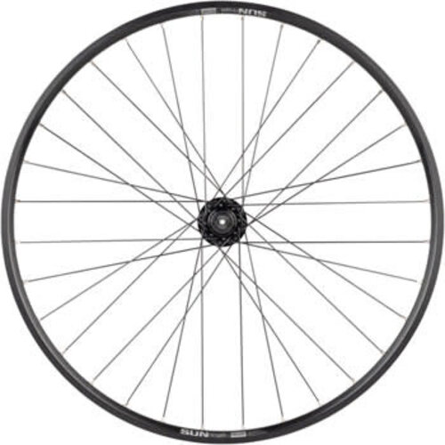 Quality Wheels Quality Wheels Value Double Wall Series Disc Front Wheel - 27.5", QR x 100mm, 6-Bolt/Rim, Black, 32H