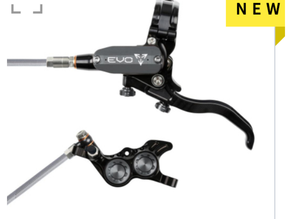 Hope Disc Brake EVO GR4 Black/Smoke L/H Braided
