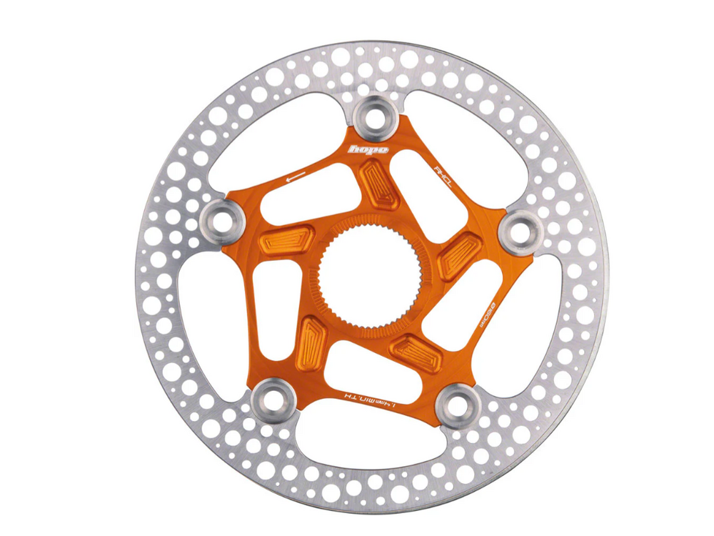 Hope Hope RX Disc Rotor - 140mm, Center-Lock, Orange