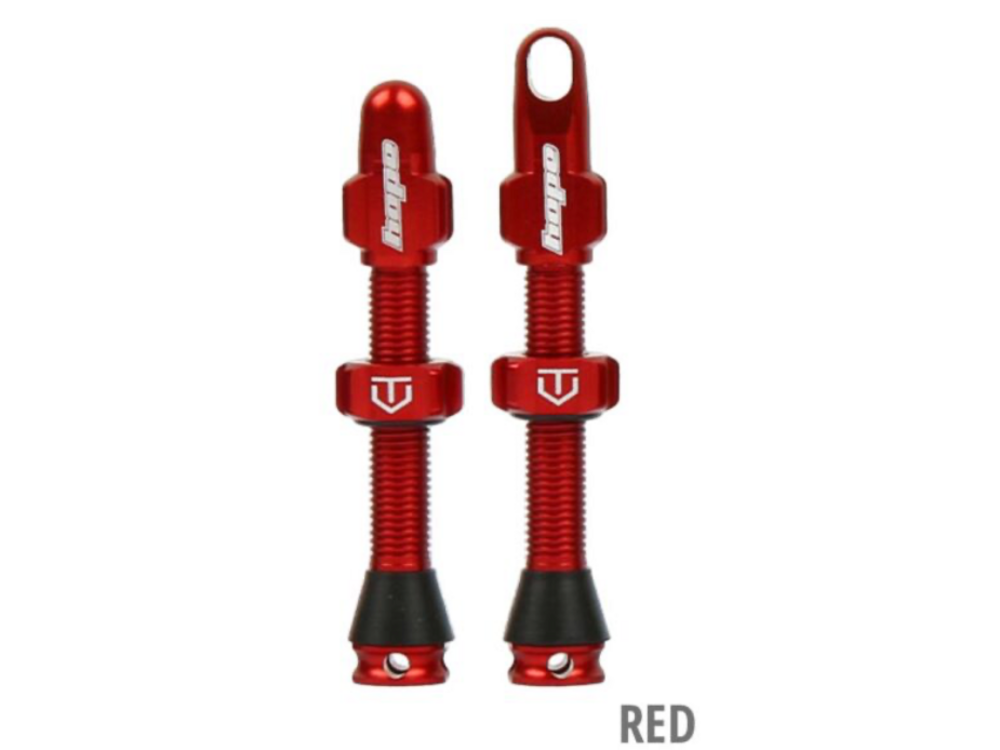 Hope Tubeless Valves Pair 60mm - Red