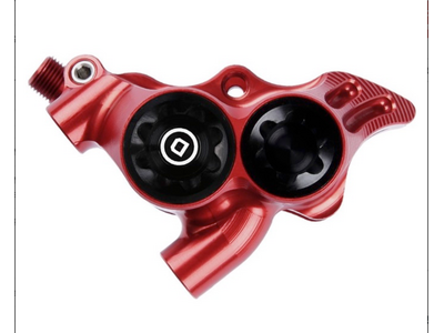 Hope Hope RX4+ Brake, SRAM F Flat Mount, No Lever, Red NLS