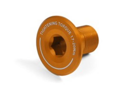 Hope Crankset Shaft End Cap - Orange