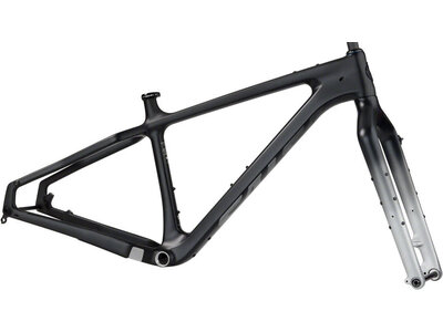 Salsa Salsa Beargrease Carbon Fat Bike Frameset - 27.5", Carbon, Black, Medium