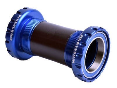Wheels Manufacturing Wheels Manufacturing BSA Bottom Bracket - DUB Spindle, ABEC 3, Blue