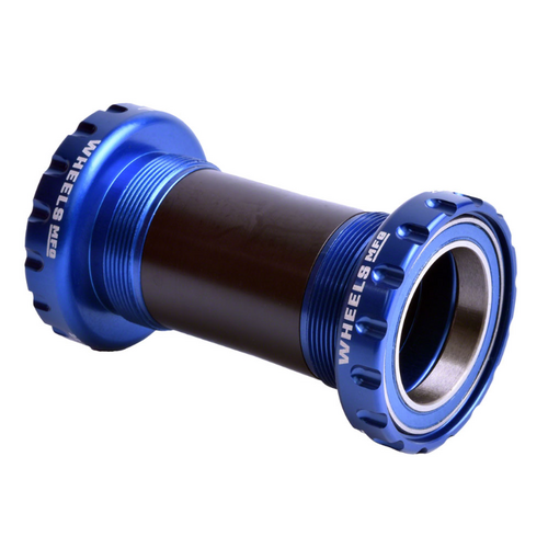 Wheels Manufacturing Wheels Manufacturing BSA Bottom Bracket - DUB Spindle, ABEC 3, Blue