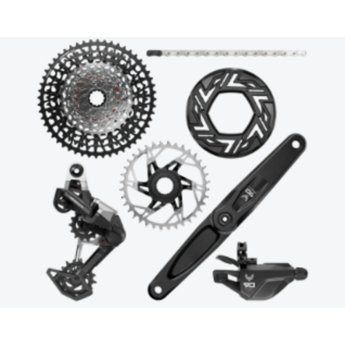 Sram Eagle 90 DUB Groupset EMTB 160 BOSCH (RD, Single Click Trigger wClamp, FC Eagle 90 ISIS 160 wCap, CR T-Type 36T, Clip-on Guard, GX T-Type chain 126l, CS XS-1275 BLK 10-52t)