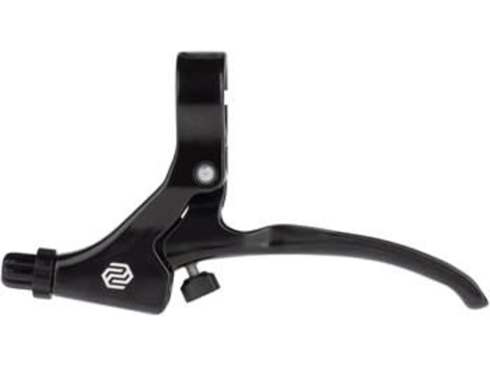 Promax Promax FS-349 Brake Lever - Left, Long Pull, Tool-free Reach Adjust, Aluminum, Black