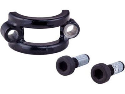 Avid Avid Brake Lever Split Clamp Kit with Bolts - For Elixir 5, Elixir 3, DB 3, DB 1, Level T, and Guide T, Steel Hardware, Black