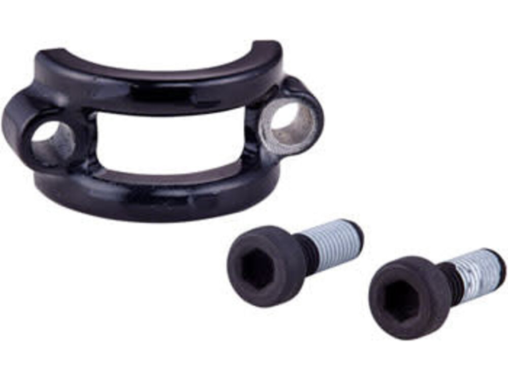 Avid Avid Brake Lever Split Clamp Kit with Bolts - For Elixir 5, Elixir 3, DB 3, DB 1, Level T, and Guide T, Steel Hardware, Black