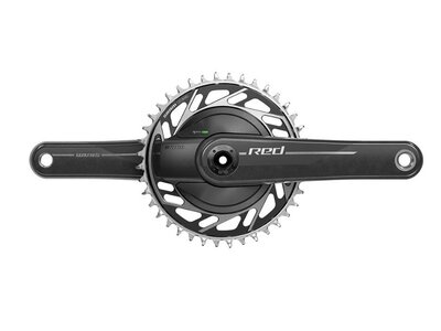 Sram SRAM, Red AXS 1x XPLR Power Meter E1, Power Meter Crankset, Speed: 12/13, Spindle: 28.99mm, BCD: Thread Mount, 42, DUB, 172.5mm, Black, Road Disc