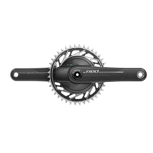 Sram SRAM, Red AXS 1x XPLR Power Meter E1, Power Meter Crankset, Speed: 12/13, Spindle: 28.99mm, BCD: Thread Mount, 42, DUB, 172.5mm, Black, Road Disc