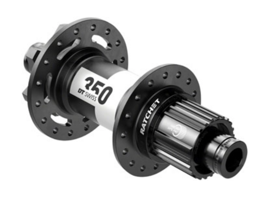 DT Swiss DT Swiss 350 Rear Hub - 12 x 157mm, 6-Bolt, Micro Spline, Black, 32H, 36pt