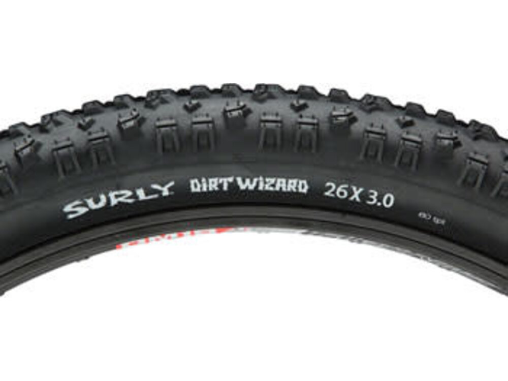 Surly Surly Dirt Wizard Tire - 26 x 3.0, Tubeless, Folding, Black, 60tpi