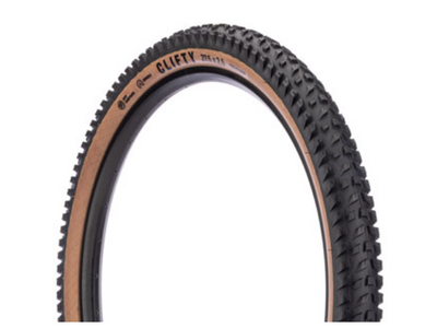 Teravail Teravail Clifty Tire - 27.5 x 2.5, Tubeless, Folding, Tan, Durable, Grip Compound