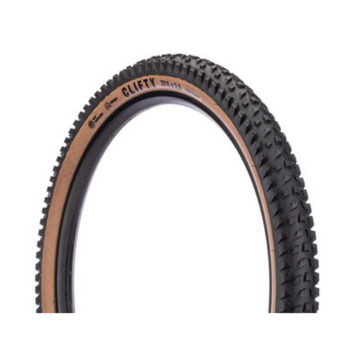 Teravail Teravail Clifty Tire - 27.5 x 2.5, Tubeless, Folding, Tan, Durable, Grip Compound